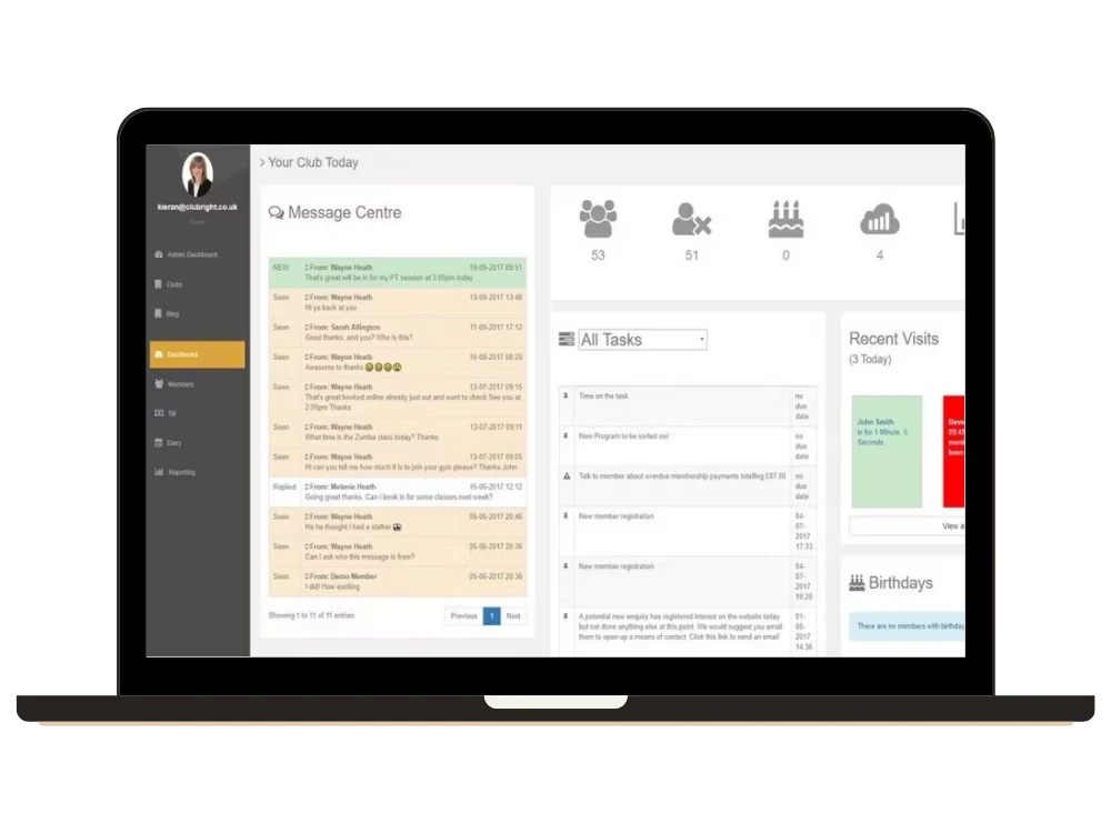 ClubRight UI