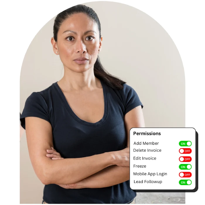 Staff Management Screenshot