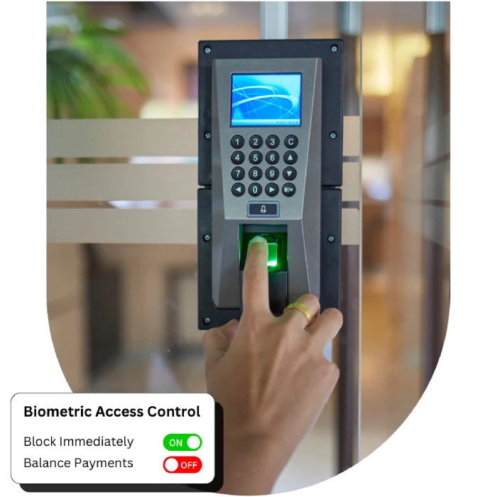 Biometric Integration Screenshot