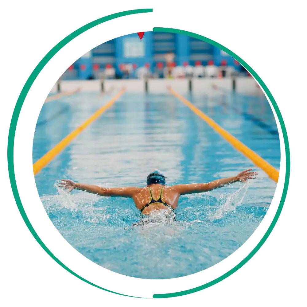 Women doing swimming